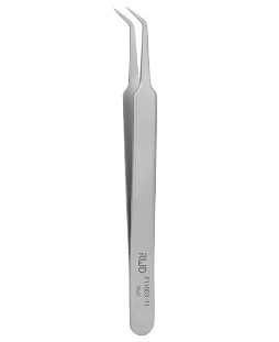 F11003-11  45°Angled, head length 30mm, Tip 0.3*0.15mm, 11cm