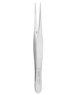 F12029-09  Dressing Forceps-Str, Tip width 0.8mm, teeth length 13mm, 9.5cm