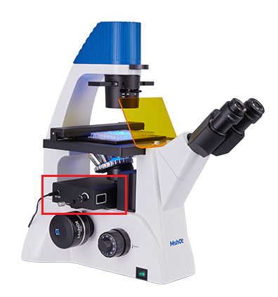 Светодиодная флуоресцентная насадка MI-LED для инвертированного микроскопа