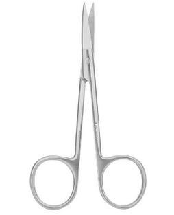 S12004-09  IRIS-Fine Scissors (Round Type)-S/S Cvd