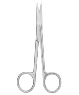 S12014-13  IRIS-Fine Scissors (Round Type)-S/S Str/35*8.3mm/13cm