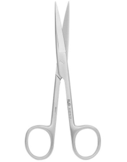 S14014-13  Operating Scissors (Round Type)-S/S Str/45*9.8mm/13cm