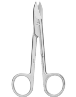 S16001-10  BEEBE Bone Scissors w/o Serrations-Str/21*10mm/10.5cm