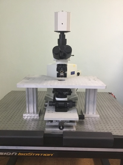 Фиксированный столик для микроскопа и x-y транслятор